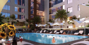 Azizi Farishta Pool - Apartments In Al Furjan